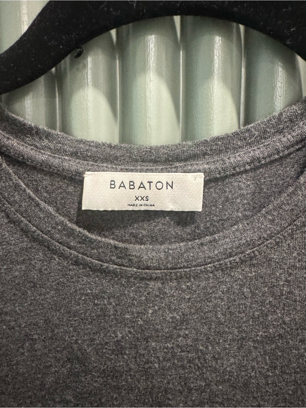 Aritzia Gray Short Sleeve Crewneck Tee - Picture 3 of 3
